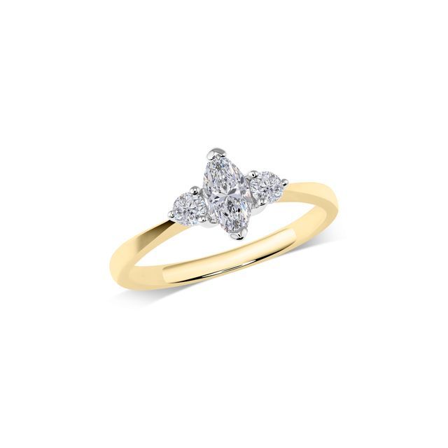 Trilogy-Ring Marquise-Schliff | R3-1022