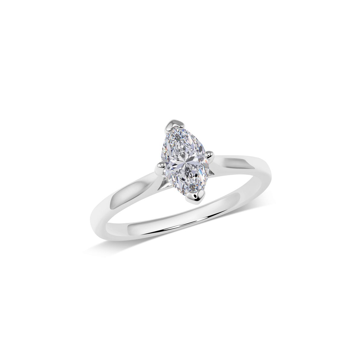Solitär mit Marquise-Schliff | R1-2242B