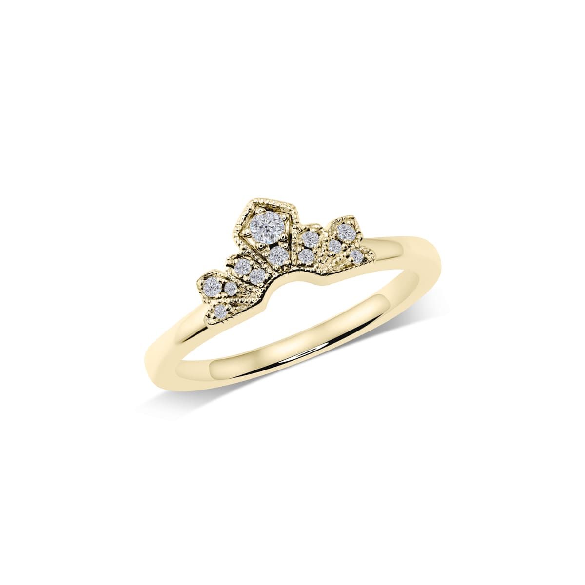Vintage-Ring mit Mittelstein | WS138