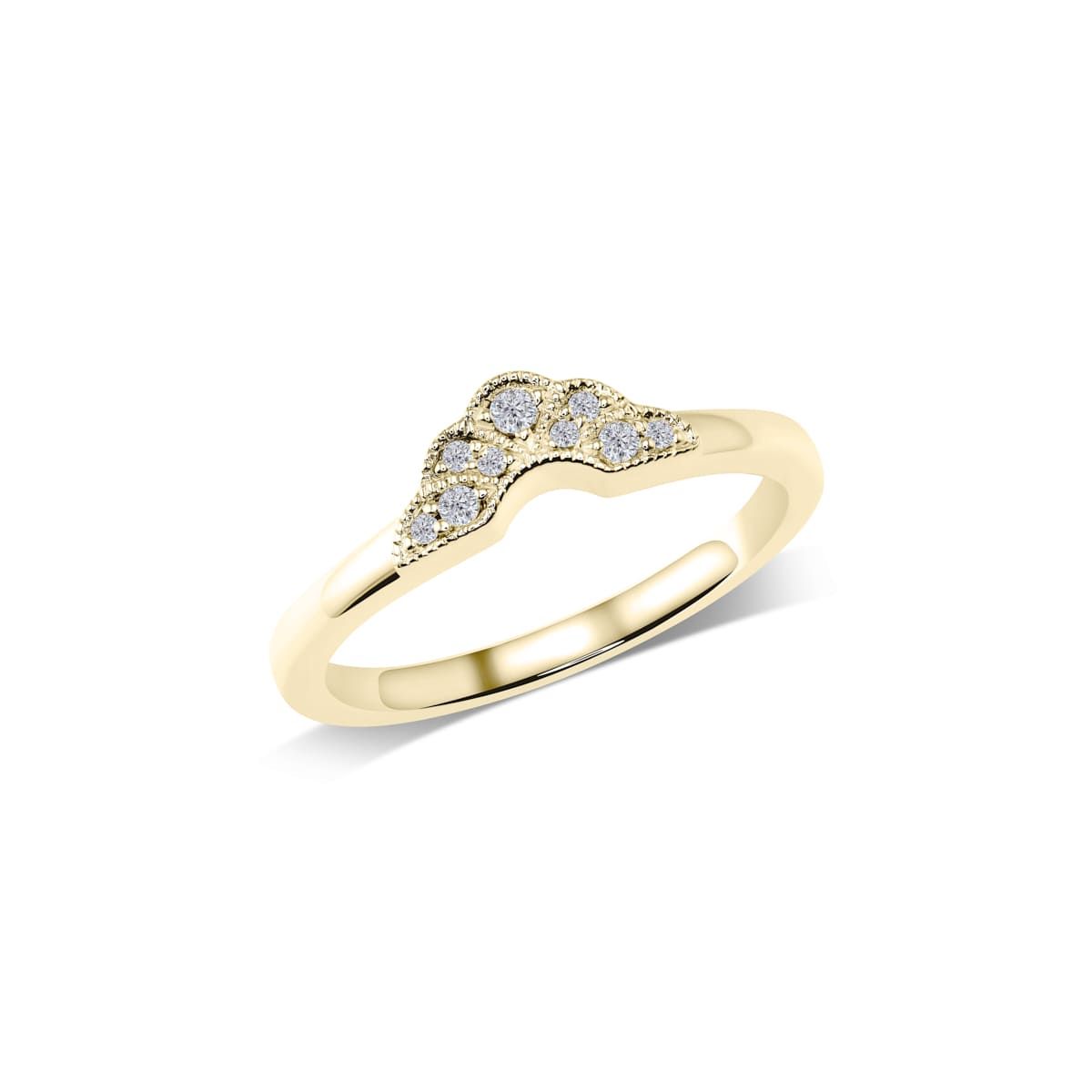 Vintage-Ring mit Perlrand | WS143